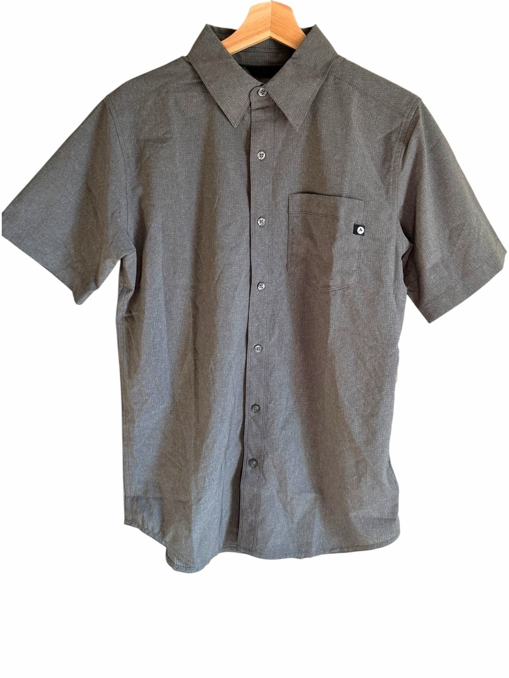 Marmot Gray Aerobora Shirt Size S NWT
